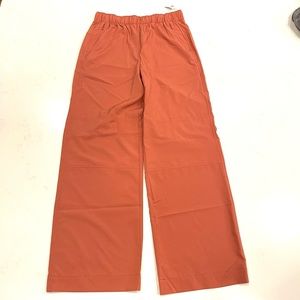 NWT Old Navy Active : High Waist Wide Leg Quick Dry Pull On Pants : Orange : S